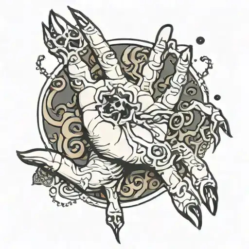 Simple Creepy Hand Reaching