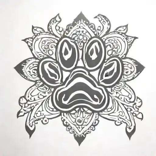 Dog Paw Print