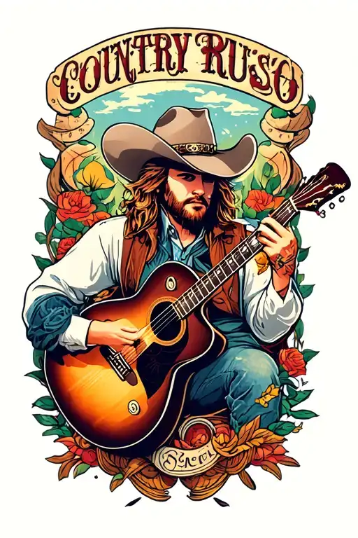 Country Music With Heavy Rock Music