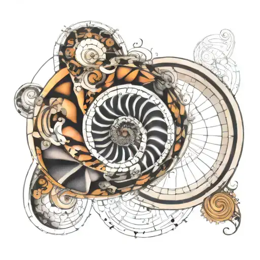 Fibonacci Fractal Spiral