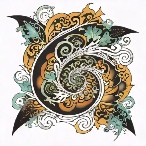 Fibonacci Fractal Spiral