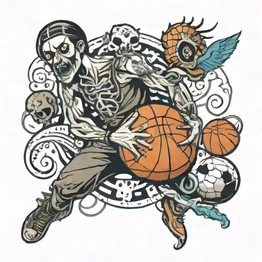 Basketball Music Books Horror