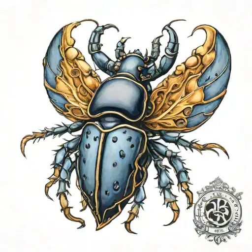 Dark Hercules Beetle