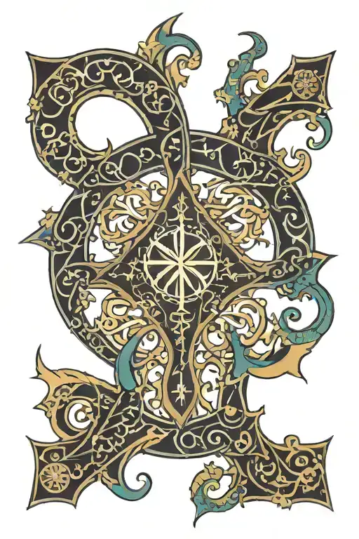 Chi Rho Fractal Pattern