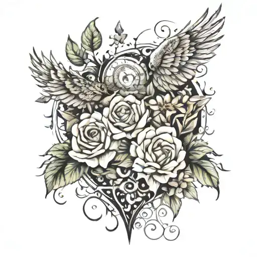 Love Family Nature Inspired Sleeve