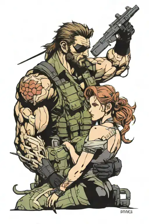 Metal Gear Solid Venom Snake And Quiet
