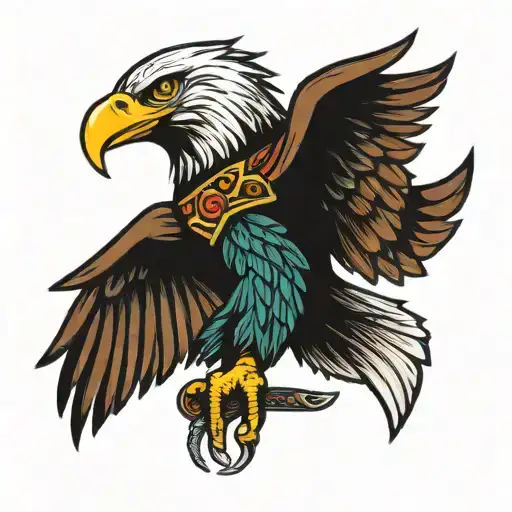 Eagle Flying Leon Snake Sword