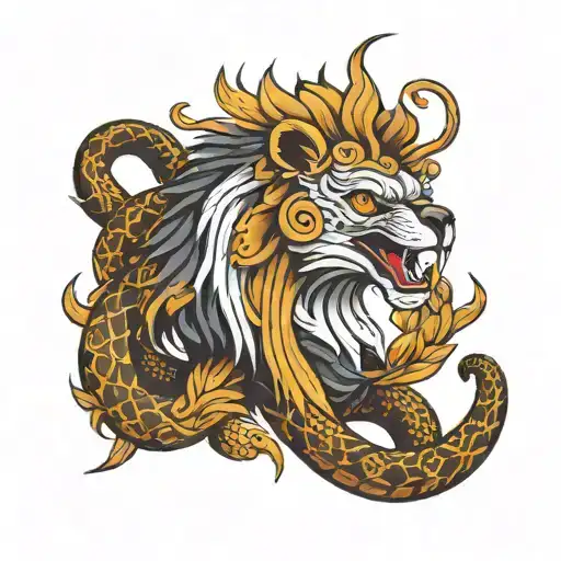 Eagle Lion Snake