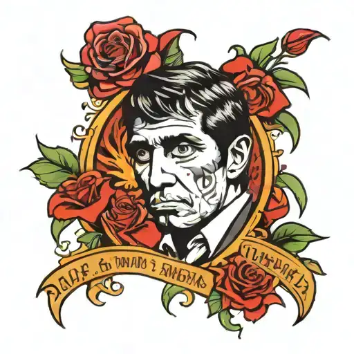Tony Montana Logo Merged