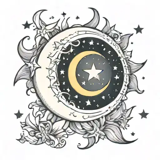Moon And Stars