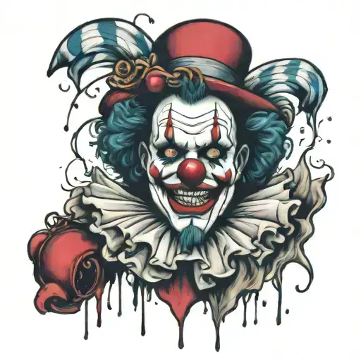 Clown Behind Nars
