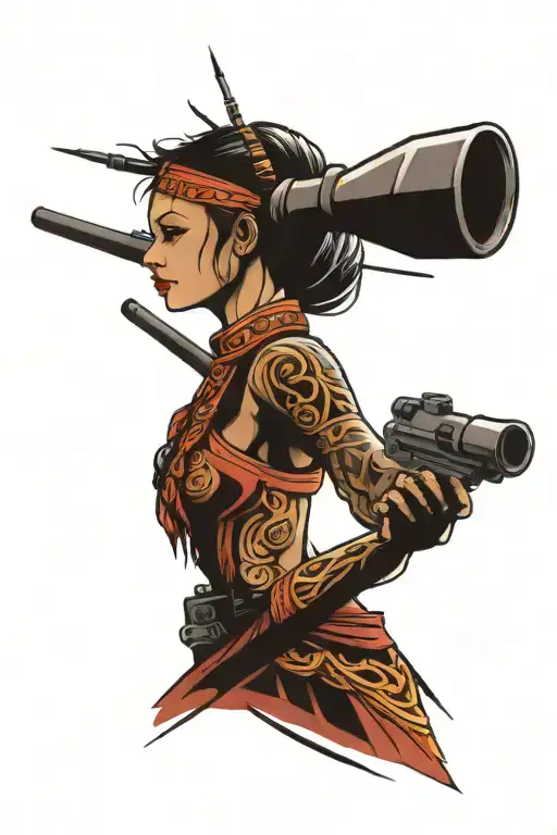 Sniper And Tribal Inspired