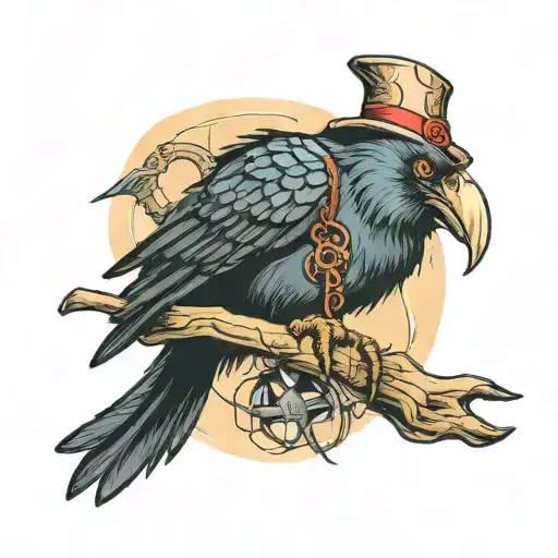 Plauge Doctor Crow With A Sythe