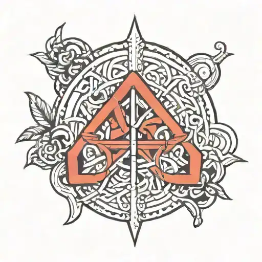 Line Symbol Intertwined