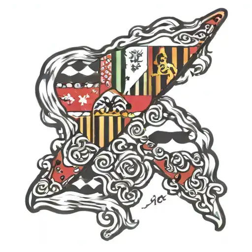 Pizza Maryland State Flag