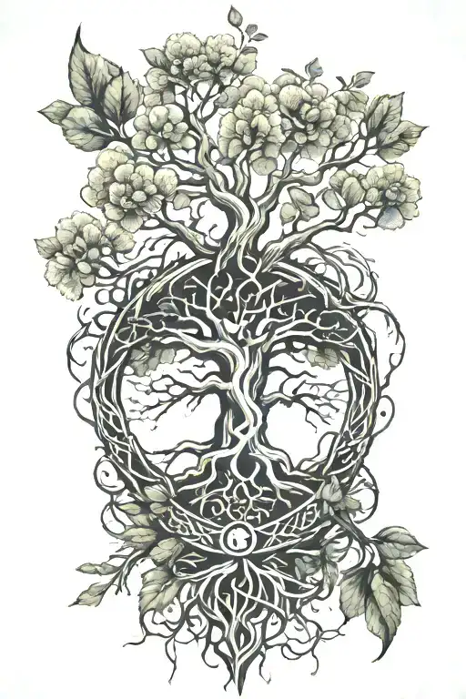Yggdrasil Tattoo On Arm