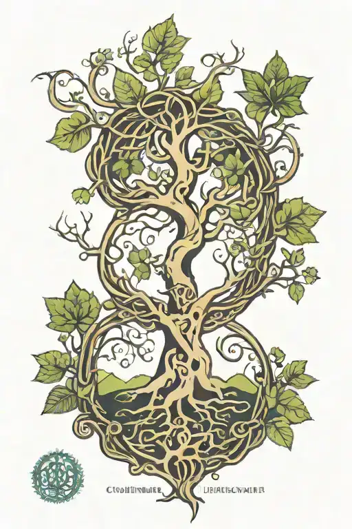 Yggdrasil Tattoo On Arm