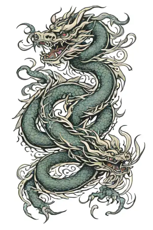 Chinese Dragon Wrapped
