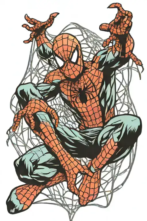 Spiderman Throwing Webs
