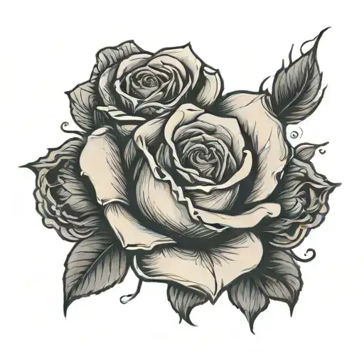 Thornless Rose On The Hand