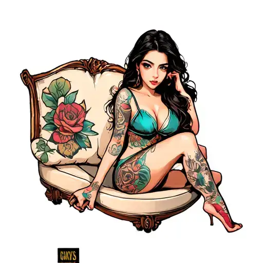 A Slot Became So Sexy Girl Sitting