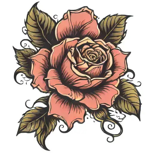 Thornless Rose On The Hand