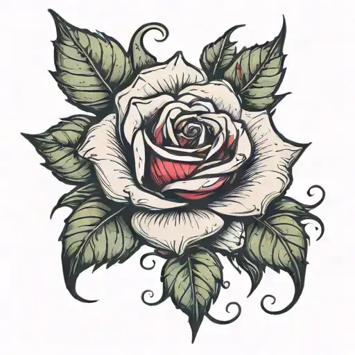 Thornless Rose On The Hand