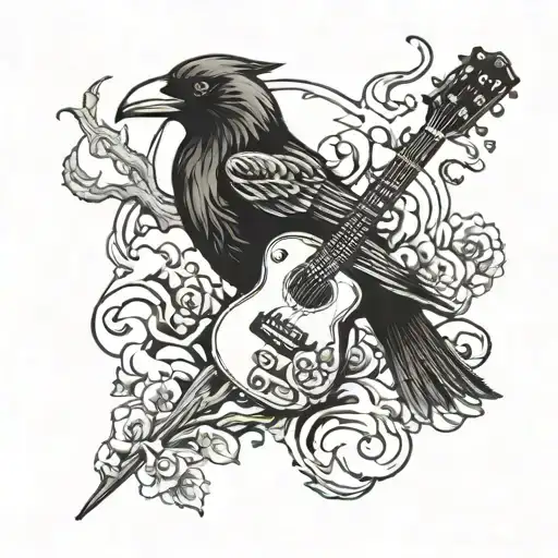 Crow Cloud Guitar