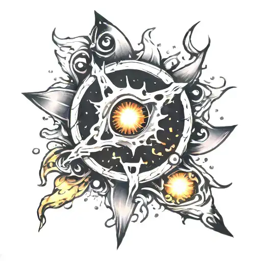 Black Hole Eating Star