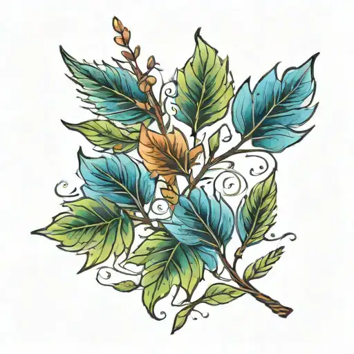 Leaves On A Stalk