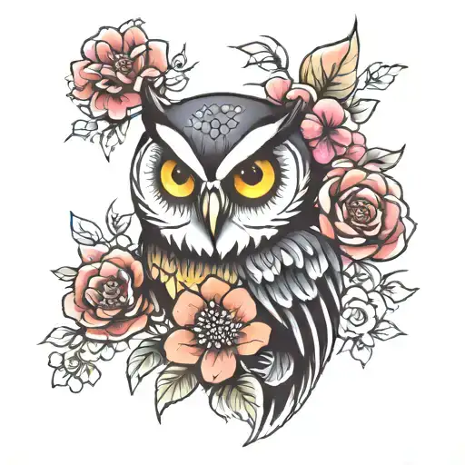 Owl Flowers Blooming