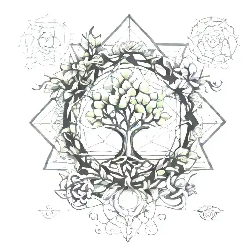 Sacred Geometry Tree