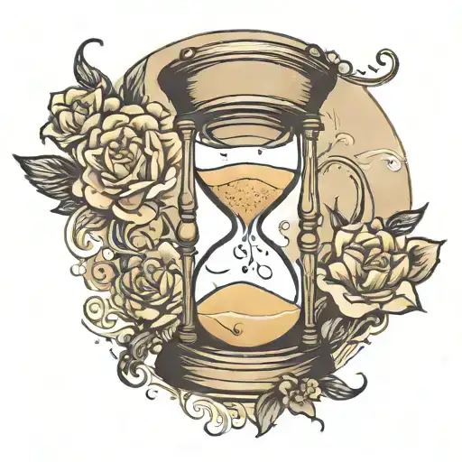 Hour Glass With Sand