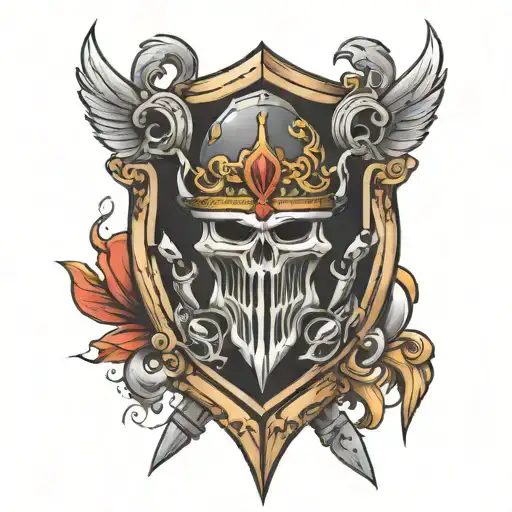 Warior Whit Shield