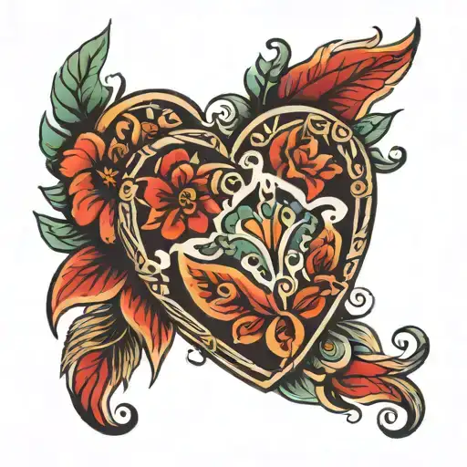 Daughter Sole On Heart Made