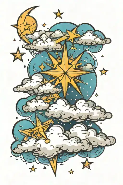 Clouds And Stars