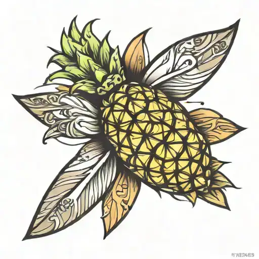 Pineapple Shaped Spaceship Traveling