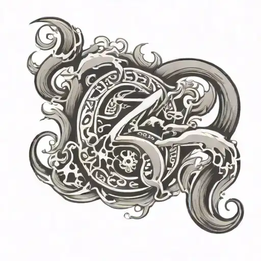 Number 7 With Smoke Around It