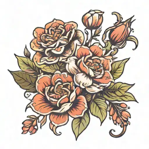 Birth Flower Bouquet