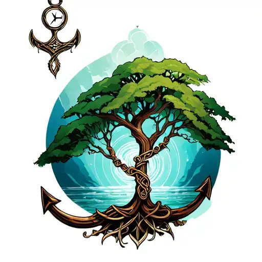 Celtic Time Anchor Tree Love