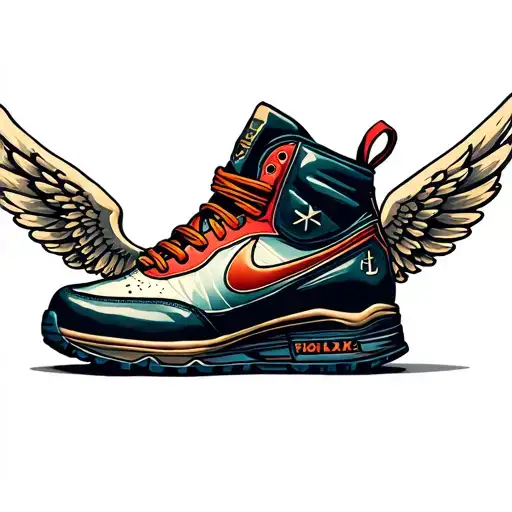Running Shoe Anchors And Wings