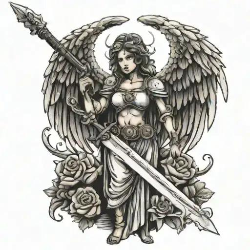 Stone Angel Female Sword