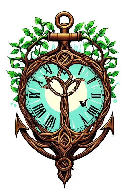 Celtic Time Anchor Tree Love