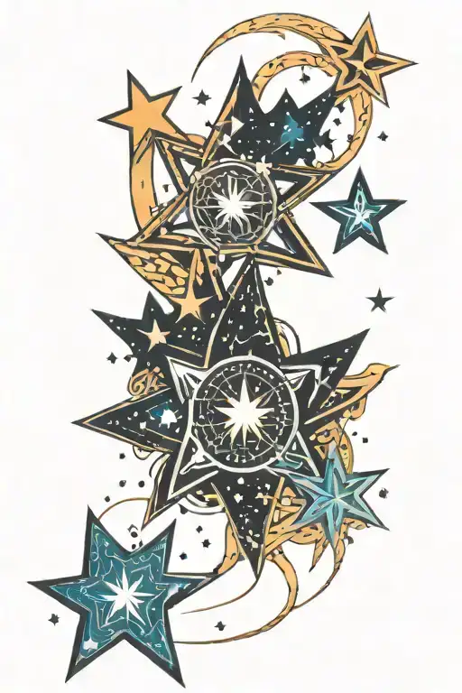 Stars Circling Each Other