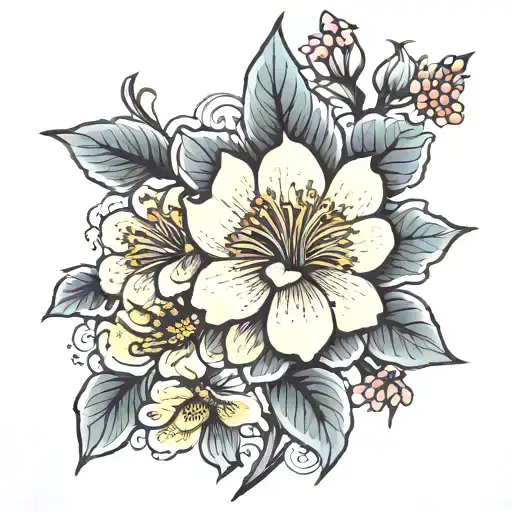 Japan Flower Blooming