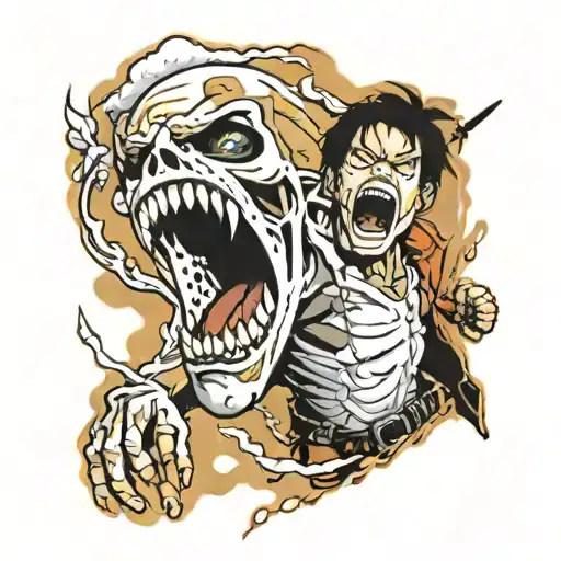 Attack On Titan Attack Titan Screaming
