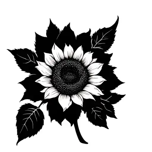 Sunflower And Rose Minimal