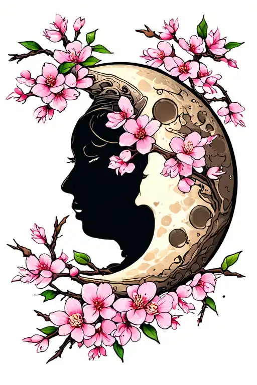 Moon Cherry Blossom