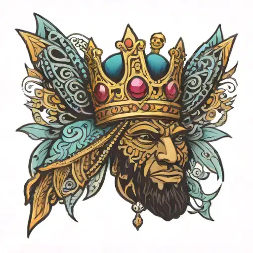 Lebron Crown In The Middle Inside Hamsa Hand With 627