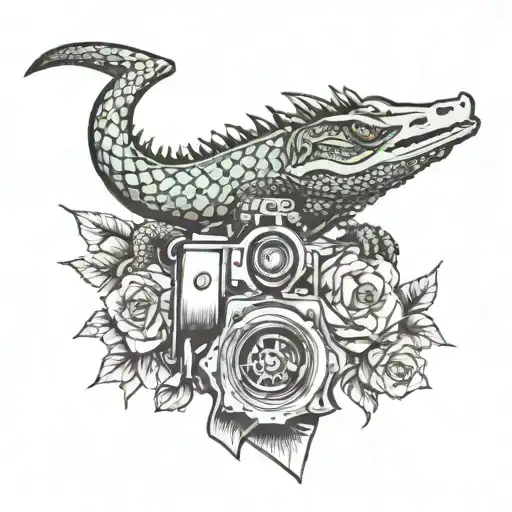 Lizard On A Revolver